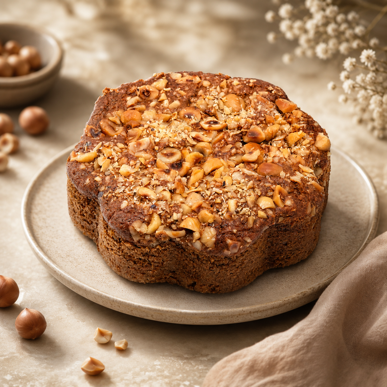 Banana Hazelnut cake