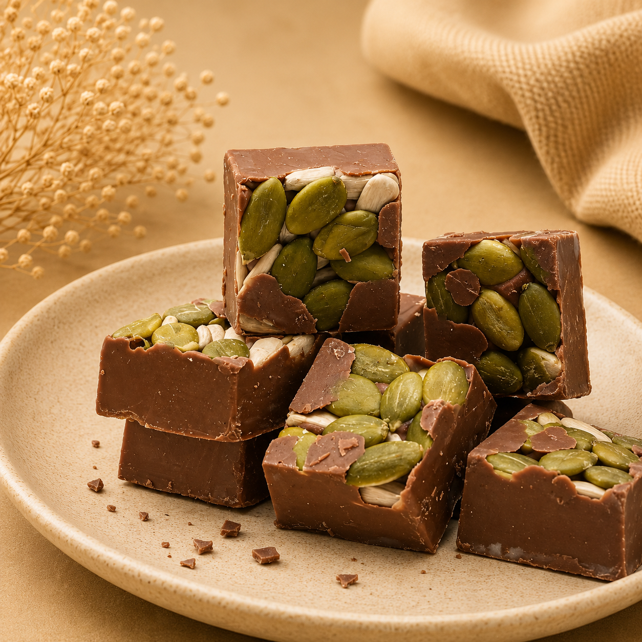 Milk Chocolate with Multiseeds