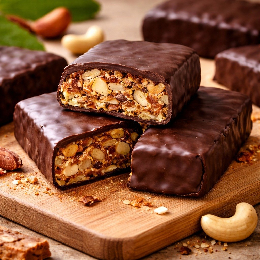 NutriBites Energy Bars dipped in Chocolate