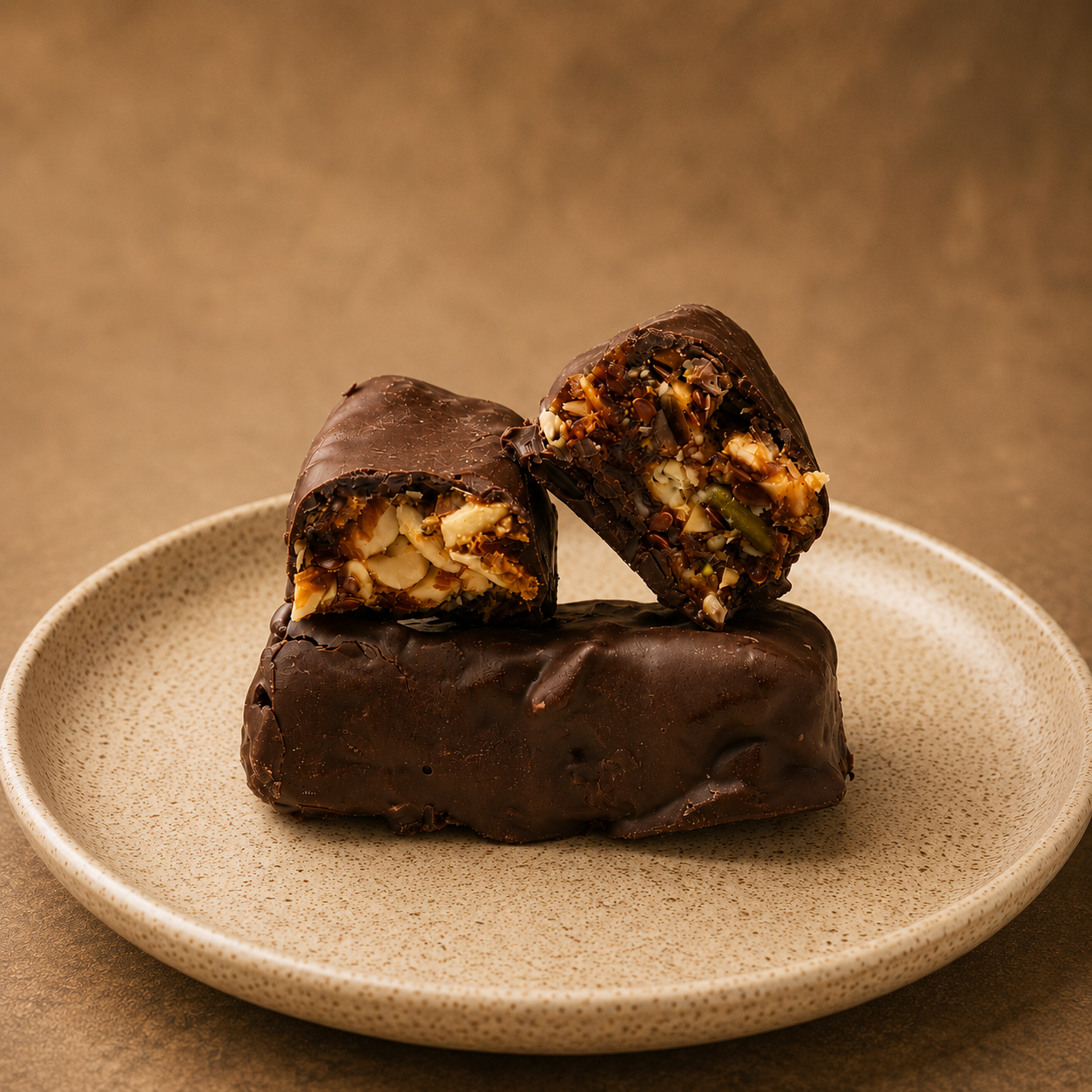 Energy Bars dipped in Chocolate