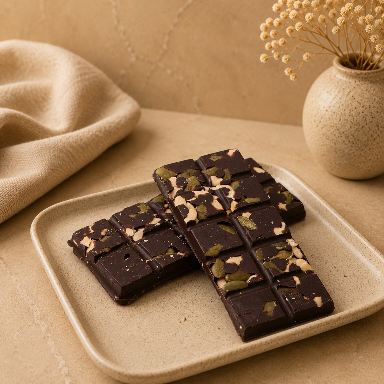 Dark Chocolate Bar with Multi Seeds