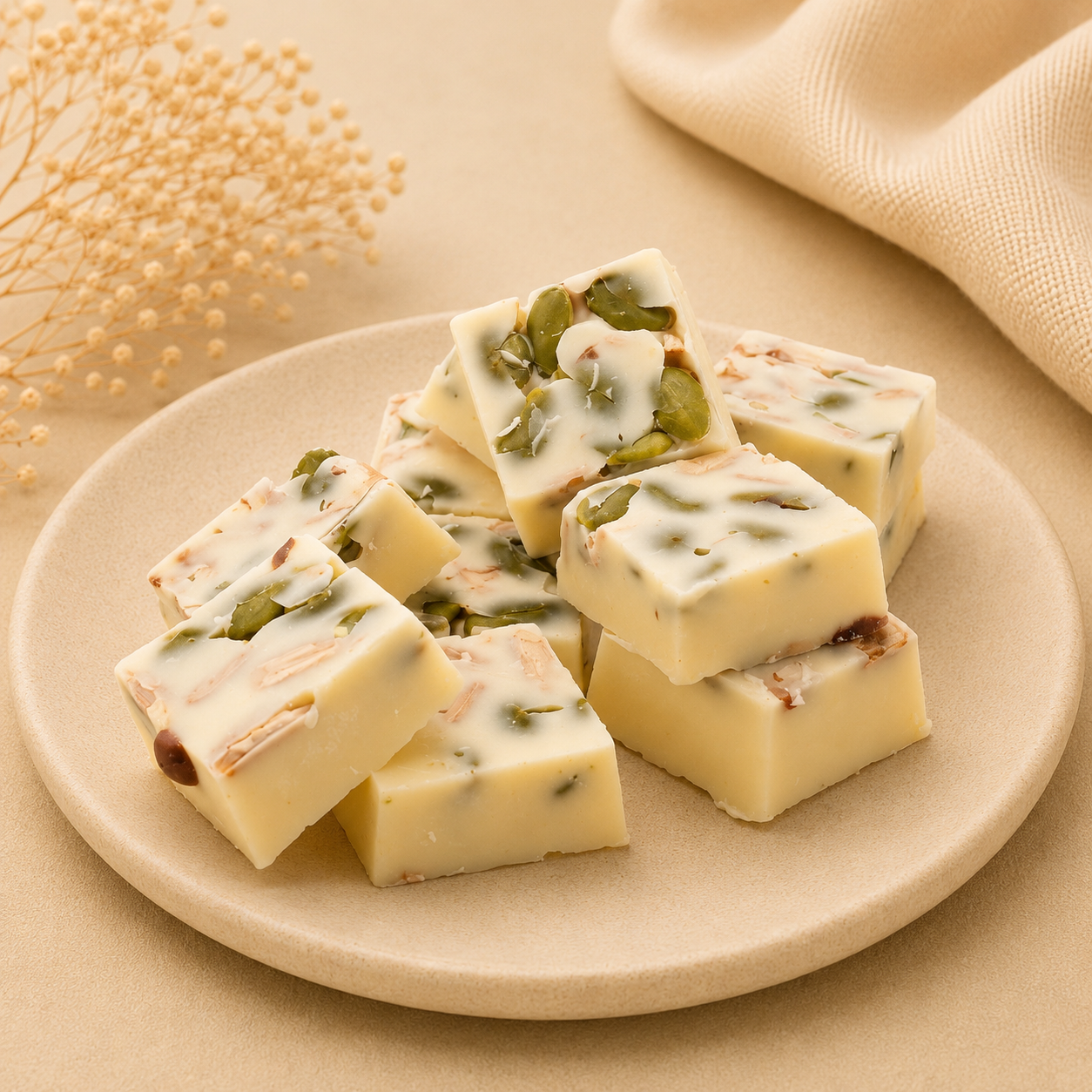 White Chocolate with Multi Seeds