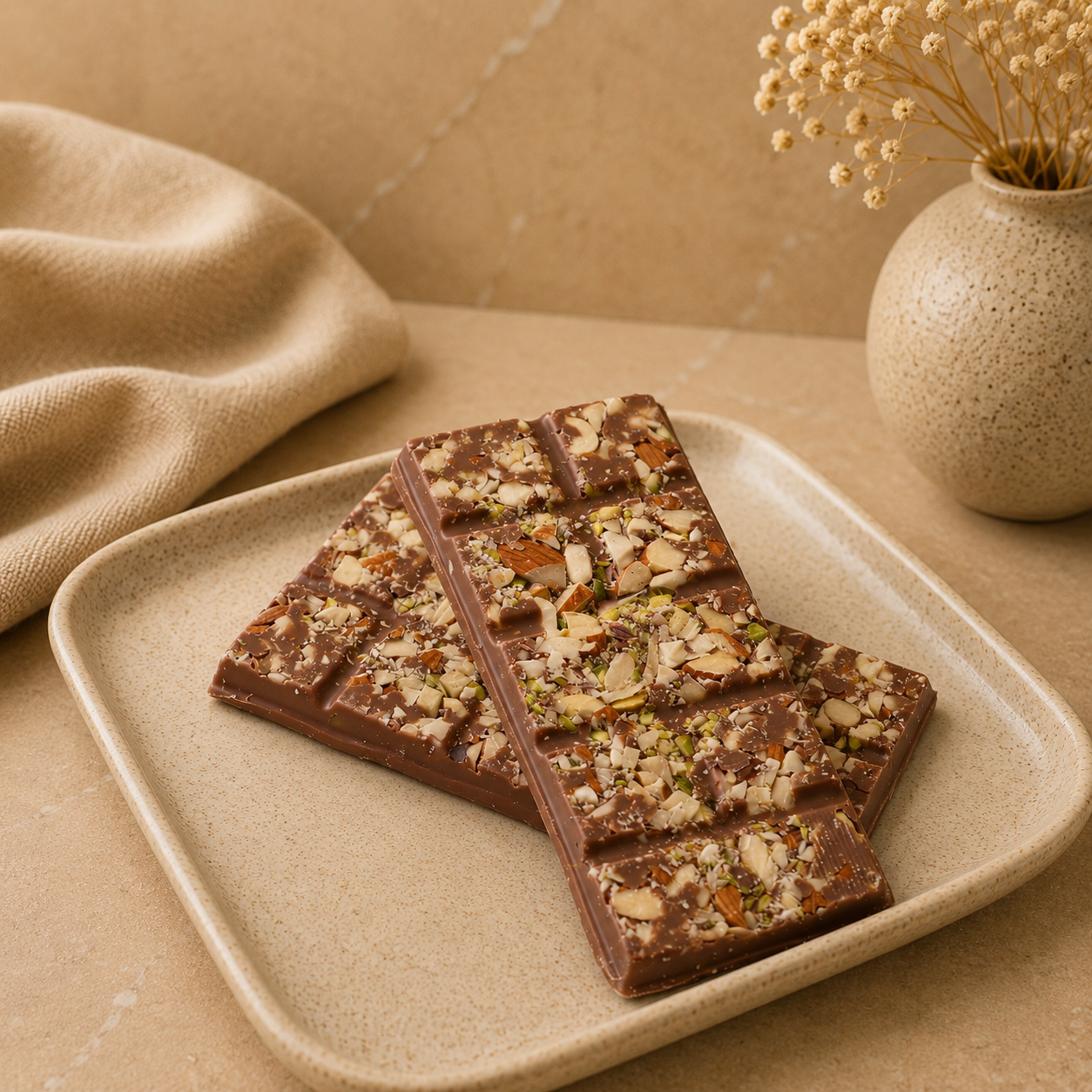 Milk Chocolate Bar with Nuts